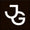 Monogramm-Logo von JUNGLÜCK in weiß auf schwarzem Hintergrund.