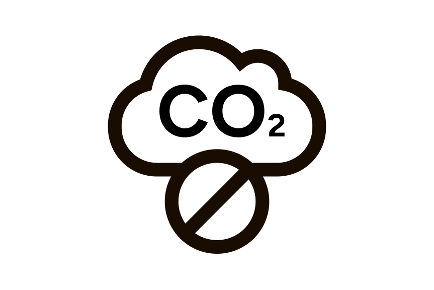 Symbol eines Wolkenmotivs mit durchgestrichenem Zeichen, das für zertifizierte Inhaltsstoffe steht.