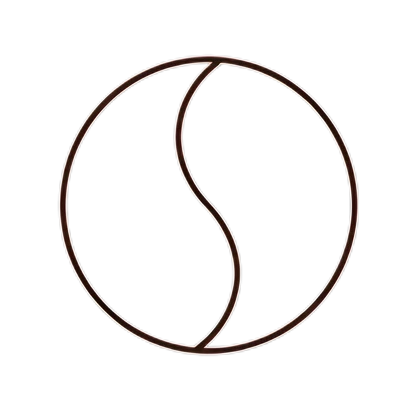 Symbol für Normale Haut in geschwungener Linie, schlicht und symbolträchtig.