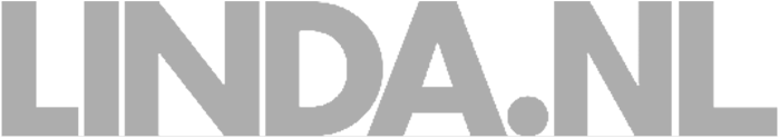 Logo von LINDA.NL, bestehend aus dem Schriftzug in grauer Schrift auf hellem Hintergrund.