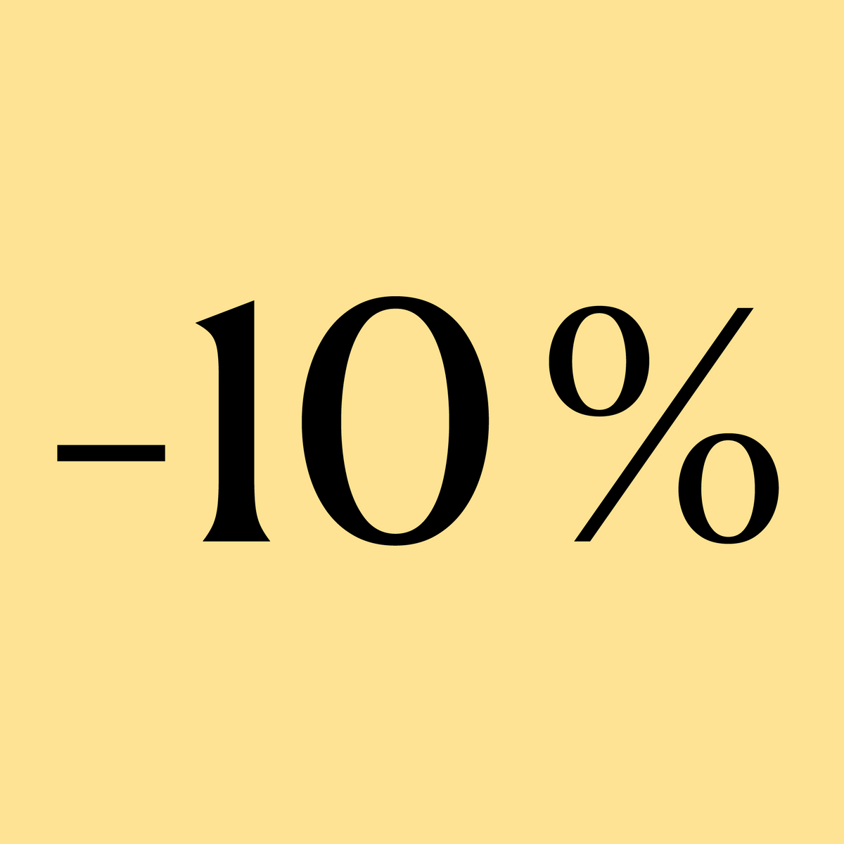 -10 % Rabatt auf JUNGLÜCK Produkte vor gelbem Hintergrund.